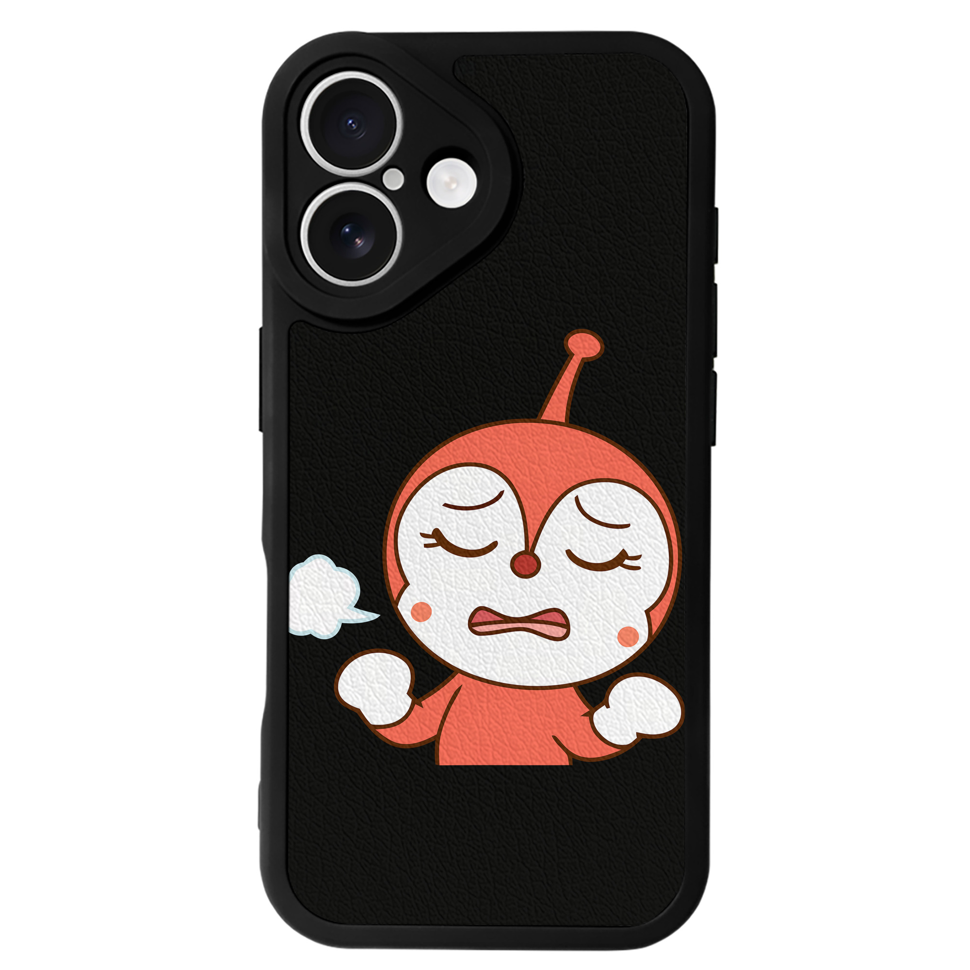 （画像用） アンパンマン Anpanman 【iPhone 16シリーズ対応】シリコンスマホケース（レザー調） 材質：シリコン